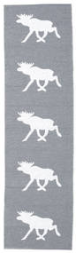 Sweden インドア/アウトドア用ラグ 洗える 70X250 小 グレー 細長 絨毯