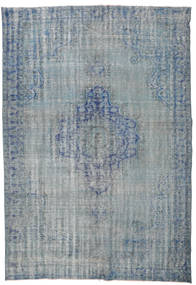Colored Vintage Teppich 201X293 Grau/Blau Wolle, Türkei Carpetvista