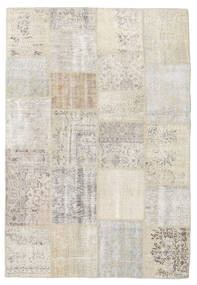  Patchwork Rug 159X232 Wool Beige/Grey Small Carpetvista