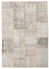 160X232 Patchwork Teppich Moderner Beige/Grau (Wolle, Türkei) Carpetvista