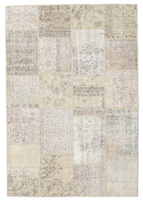  Patchwork Rug 159X231 Wool Beige/Grey Small Carpetvista