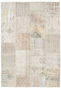  Patchwork Rug 159X231 Wool Beige/Light Grey Small Carpetvista