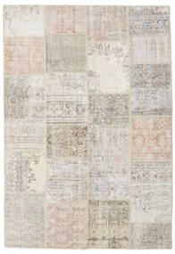 159X231 Patchwork Teppich Moderner Beige/Grau (Wolle, Türkei) Carpetvista