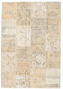 絨毯 パッチワーク 160X231 ベージュ/ライトグレー (ウール, トルコ)