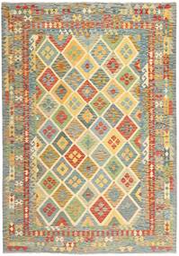  200X290 Kilim Afghan Old Style Rug Wool, Carpetvista