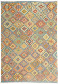  206X299 Kilim Afghan Old Style Rug Wool, Carpetvista
