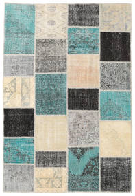 158X233 Patchwork Teppich Moderner Beige/Grau (Wolle, Türkei) Carpetvista