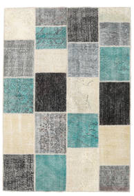  Patchwork Rug 158X231 Wool Beige/Grey Small Carpetvista