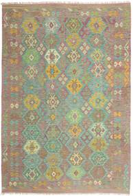  203X298 Kilim Afghan Old Style Rug Wool, Carpetvista