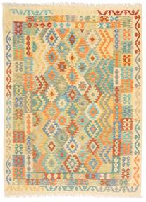  Kilim Afghan Old Style Rug 155X209 Wool Small Carpetvista