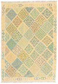  131X181 Petit Kilim Afghan Old Style Tapis Laine, Carpetvista