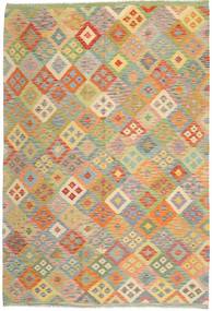  201X297 Kelim Afghan Old Stil Teppich Wolle, Carpetvista