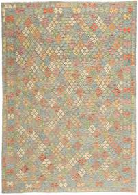  198X283 Kilim Afghan Old Style Rug Wool, Carpetvista