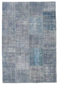 158X234 Patchwork Rug Modern Blue/Grey (Wool, Turkey) Carpetvista