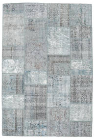  Patchwork Rug 159X231 Wool Grey/Light Grey Small Carpetvista