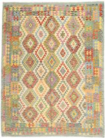  Kilim Afegão Old Style Tapete 186X243 Lã Carpetvista