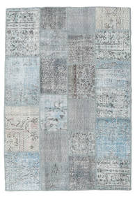  139X201 Klein Patchwork Teppich Wolle, Carpetvista