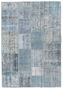 絨毯 パッチワーク 140X201 グレー/ライトグレー (ウール, トルコ)