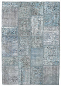 139X202 絨毯 パッチワーク モダン グレー/ブルー (ウール, トルコ) Carpetvista