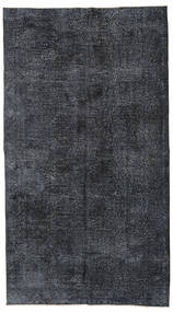  140X250 Colored Vintage Rug Dark Grey/Grey Turkey Carpetvista