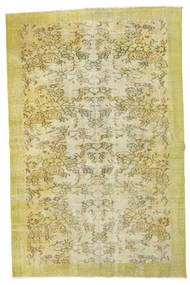 絨毯 カラード ヴィンテージ 160X241 イエロー/ベージュ (ウール, トルコ)