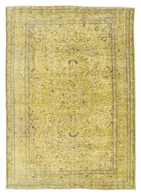 絨毯 カラード ヴィンテージ 173X246 イエロー/ダークイエロー (ウール, トルコ)