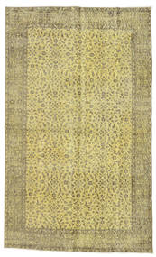  Colored Vintage Rug 138X227 Vintage Wool Yellow/Dark Yellow Small Carpetvista