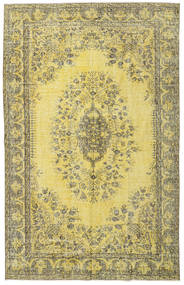 Tapete Colored Vintage 168X265 Amarelo/Amarelo Escuro (Lã, Turquia)