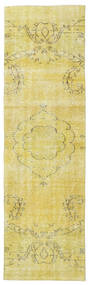  81X274 Colored Vintage Matot Käytävämatto Matto Keltainen Turkki Carpetvista