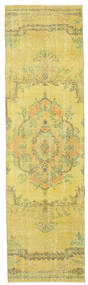  Colored Vintage Rug 81X289 Vintage Wool Yellow/Green Small Carpetvista
