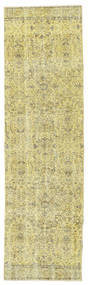 81X287 Colored Vintage Rug Modern Runner
 Yellow (Wool, Turkey) Carpetvista