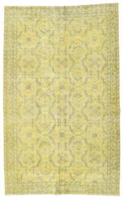 167X281 Tapete Colored Vintage Moderno Amarelo/Luz Verde (Lã, Turquia) Carpetvista