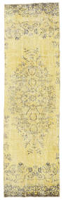 81X284 絨毯 カラード ヴィンテージ モダン 廊下 カーペット イエロー (ウール, トルコ) Carpetvista