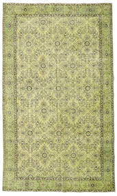 絨毯 カラード ヴィンテージ 185X311 グリーン/グリーン (ウール, トルコ)