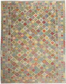  315X389 Grande Kilim Afegão Old Style Tapete Lã, Carpetvista