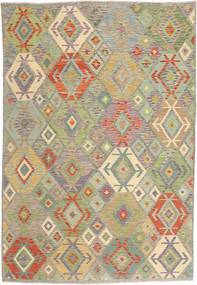  205X296 Kelim Afghan Old Stil Teppich Wolle, Carpetvista