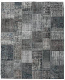  Patchwork Rug 242X300 Wool Grey/Dark Grey Large Carpetvista