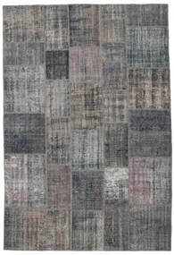 絨毯 Patchwork - Turkiet 206X303 グレー/ダークグレー (ウール, トルコ)
