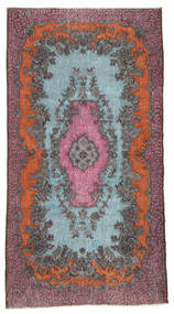  Colored Vintage Relief Rug 115X217 Vintage Wool Small Carpetvista