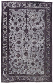 206X320 Colored Vintage Relief Teppich Moderner Grau/Dunkelgrau (Wolle, Türkei) Carpetvista
