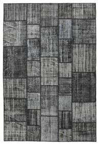 絨毯 パッチワーク 206X305 グレー/ダークグレー (ウール, トルコ)