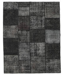 Tapete Patchwork 198X252 Cinza Escuro/Cinzento (Lã, Turquia)