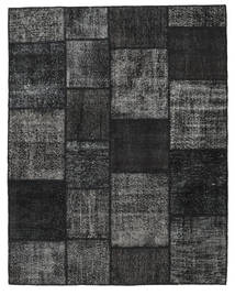 Patchwork Rug 197X250 Dark Grey/Grey Wool, Turkey Carpetvista
