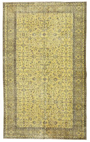  166X272 Colored Vintage Vloerkleed Geel/Donker Geel Turkije Carpetvista