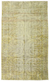 Colored Vintage Rug 176X296 Yellow Wool, Turkey Carpetvista