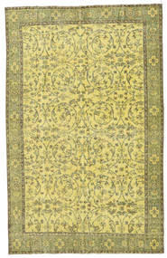 Tapete Colored Vintage 183X290 Amarelo/Verde (Lã, Turquia)