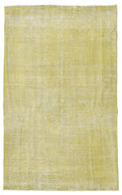  Colored Vintage Tapete 152X246 Vintage Lã Amarelo/Luz Verde Pequeno Carpetvista