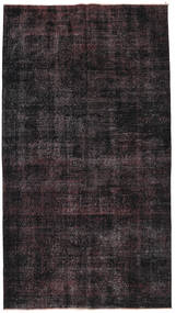 140X250 Tapete Colored Vintage Moderno Vermelho Escuro/Cinza Escuro (Lã, Turquia) Carpetvista