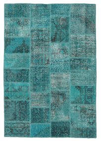 Patchwork Rug 138X201 Wool, Turkey Carpetvista