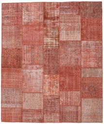 Patchwork Teppich 252X299 Rot/Orange Großer Wolle, Türkei Carpetvista